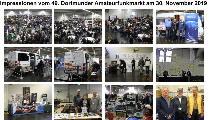 Impressionen vom 49. Dortmunder Amateurfunkmarkt am 30. November 2019